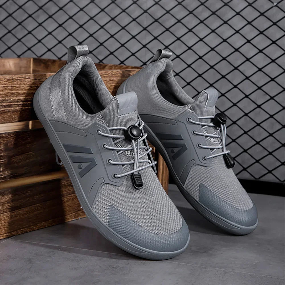 2025 Men's Barefoot Shoes with Wide Toe Box Minimalist Shoes Slip-On Running Sneakers Trail-Running Shoes for Hiking Outdoor