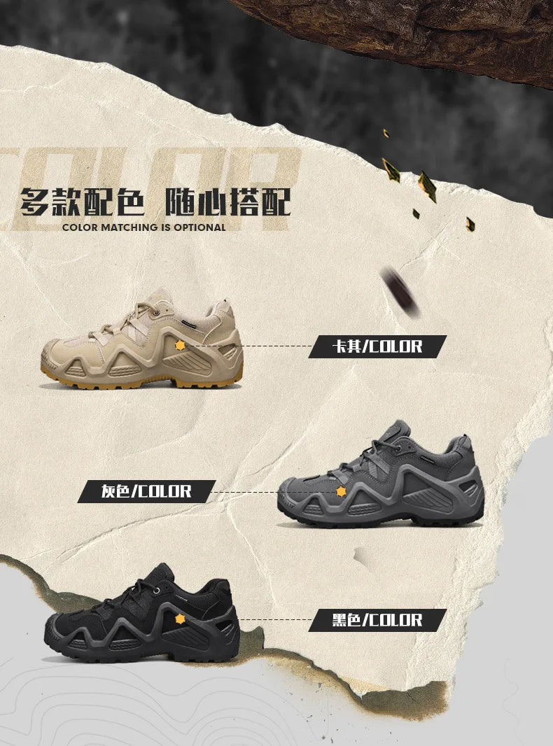 Men's Outdoor Fashion Sneakers New Designers Hiking Shoes Men's Camouflage Breathable Walking Shoes Climbing Shoes for Couples