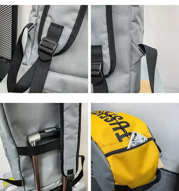 Large Capacity Sport Gym Bag Women Fitness Backpack Waterproof Multi-Functional Shoes Warehouse Travel Pack Sports Shoulder Bags