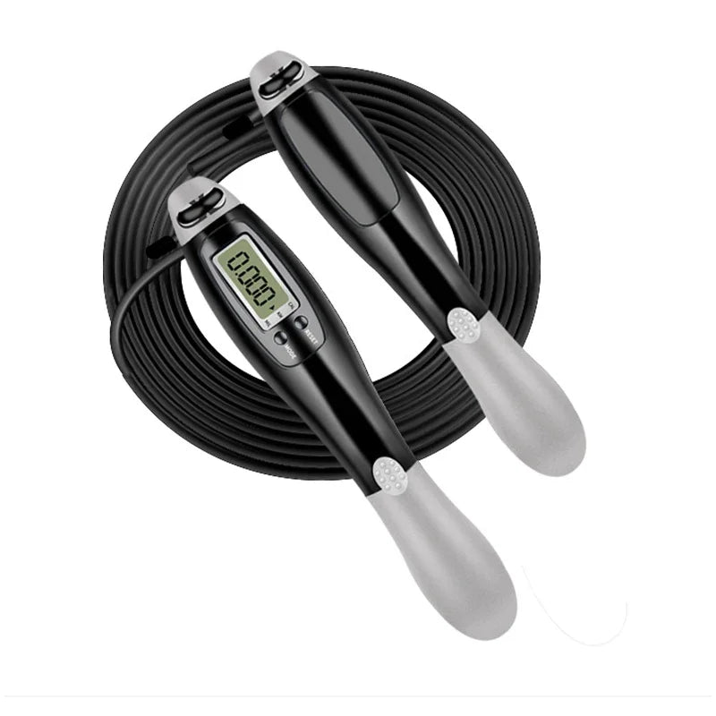 Cordless Electronic Skipping Rope Gym Fitness Cordless Skipping Smart Jump Rope with Lcd  Counting Speed Skipping Counter