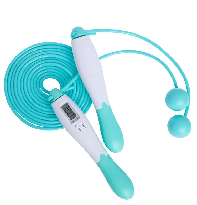 Cordless Electronic Skipping Rope Gym Fitness Cordless Skipping Smart Jump Rope with Lcd  Counting Speed Skipping Counter