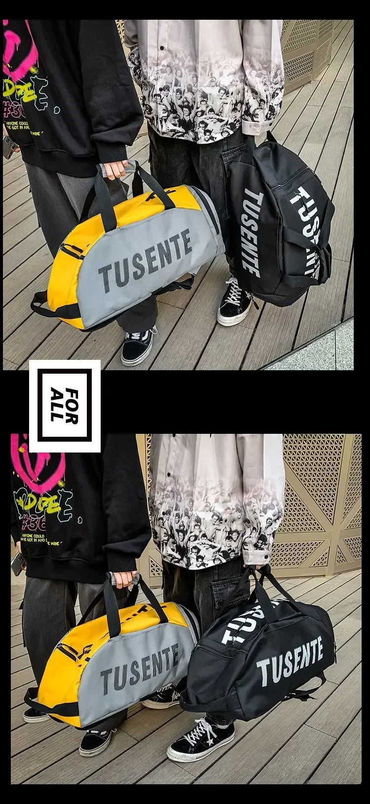 Large Capacity Sport Gym Bag Women Fitness Backpack Waterproof Multi-Functional Shoes Warehouse Travel Pack Sports Shoulder Bags