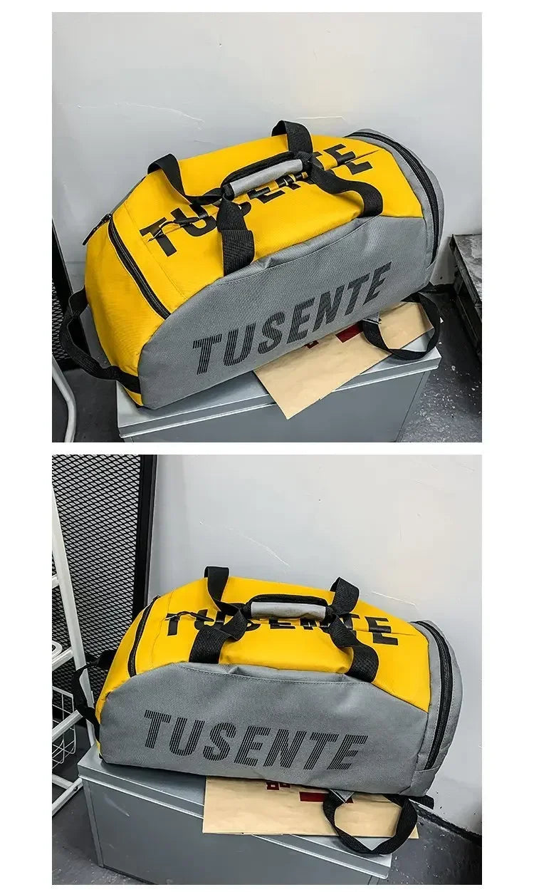 Large Capacity Sport Gym Bag Women Fitness Backpack Waterproof Multi-Functional Shoes Warehouse Travel Pack Sports Shoulder Bags
