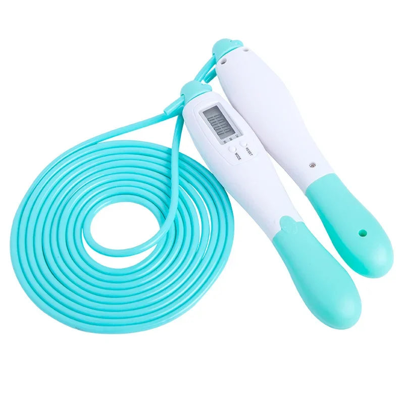 Cordless Electronic Skipping Rope Gym Fitness Cordless Skipping Smart Jump Rope with Lcd  Counting Speed Skipping Counter