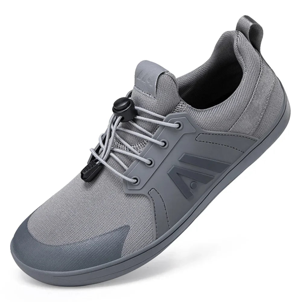 2025 Men's Barefoot Shoes with Wide Toe Box Minimalist Shoes Slip-On Running Sneakers Trail-Running Shoes for Hiking Outdoor