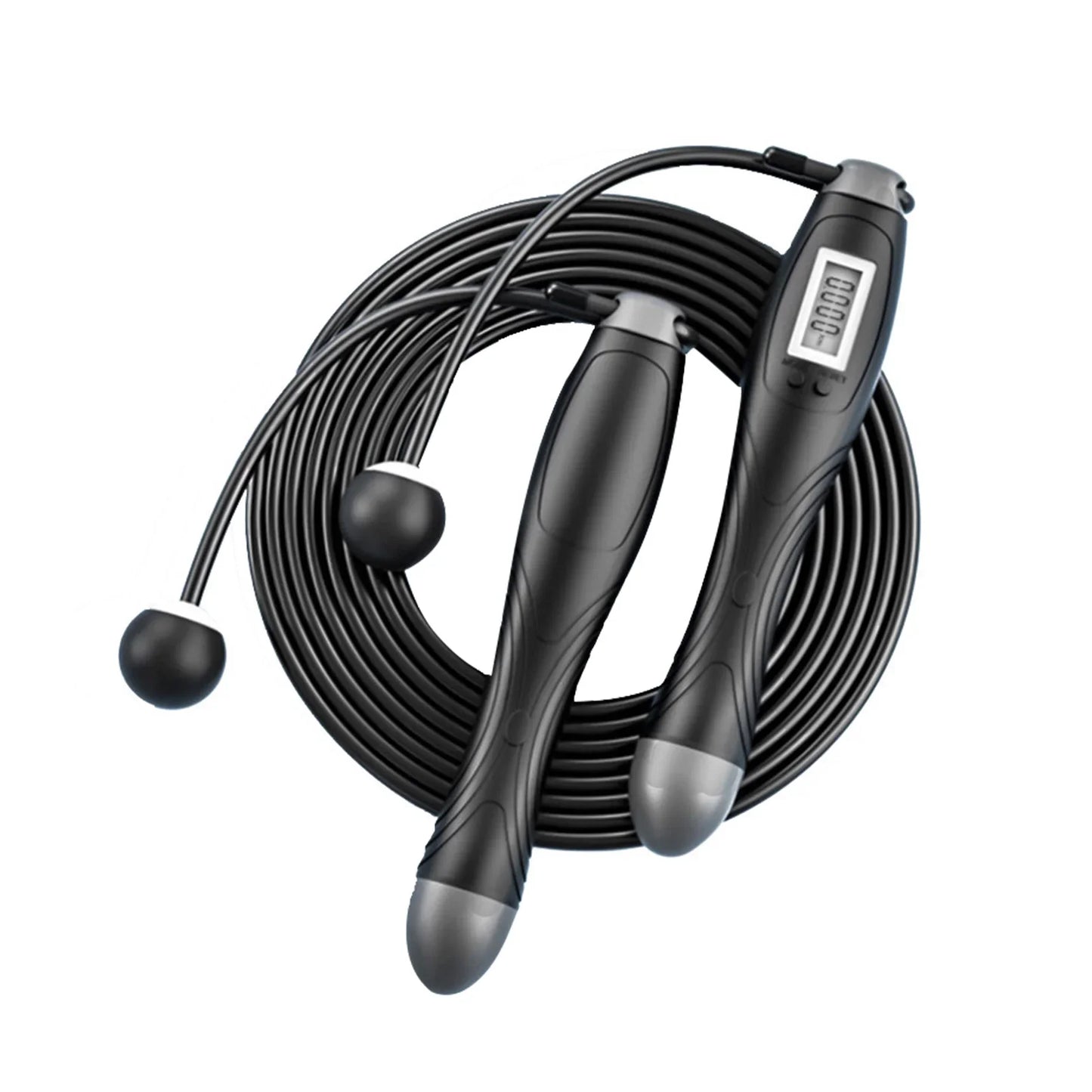 Cordless Electronic Skipping Rope Gym Fitness Cordless Skipping Smart Jump Rope with Lcd  Counting Speed Skipping Counter