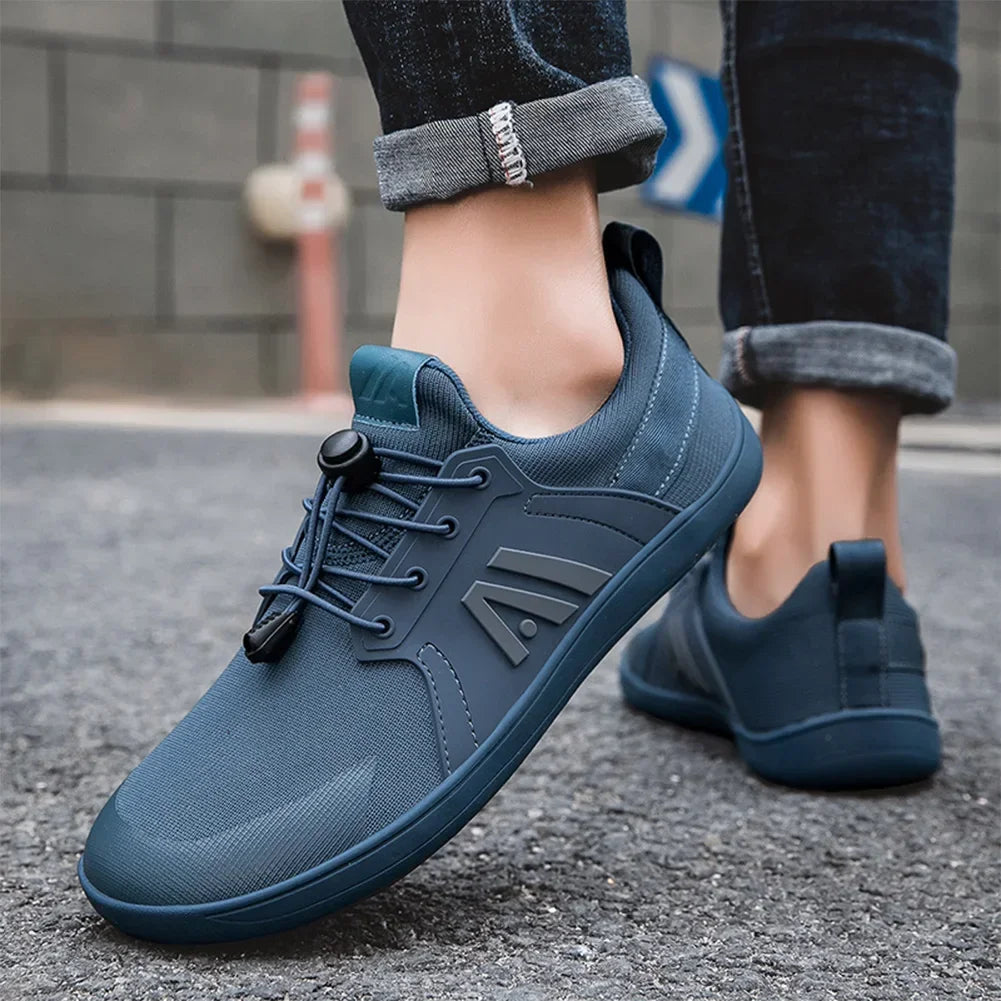 2025 Men's Barefoot Shoes with Wide Toe Box Minimalist Shoes Slip-On Running Sneakers Trail-Running Shoes for Hiking Outdoor