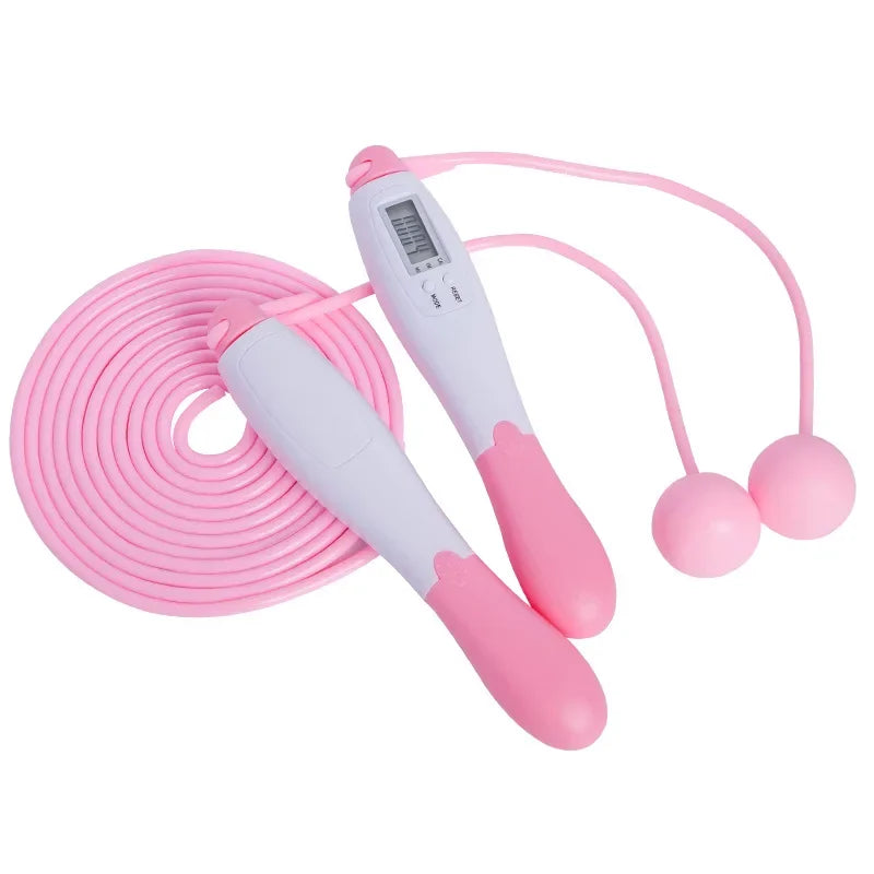 Cordless Electronic Skipping Rope Gym Fitness Cordless Skipping Smart Jump Rope with Lcd  Counting Speed Skipping Counter