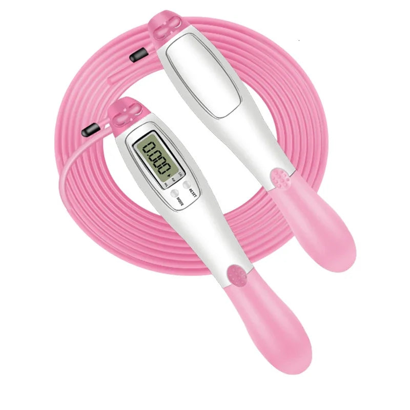 Cordless Electronic Skipping Rope Gym Fitness Cordless Skipping Smart Jump Rope with Lcd  Counting Speed Skipping Counter
