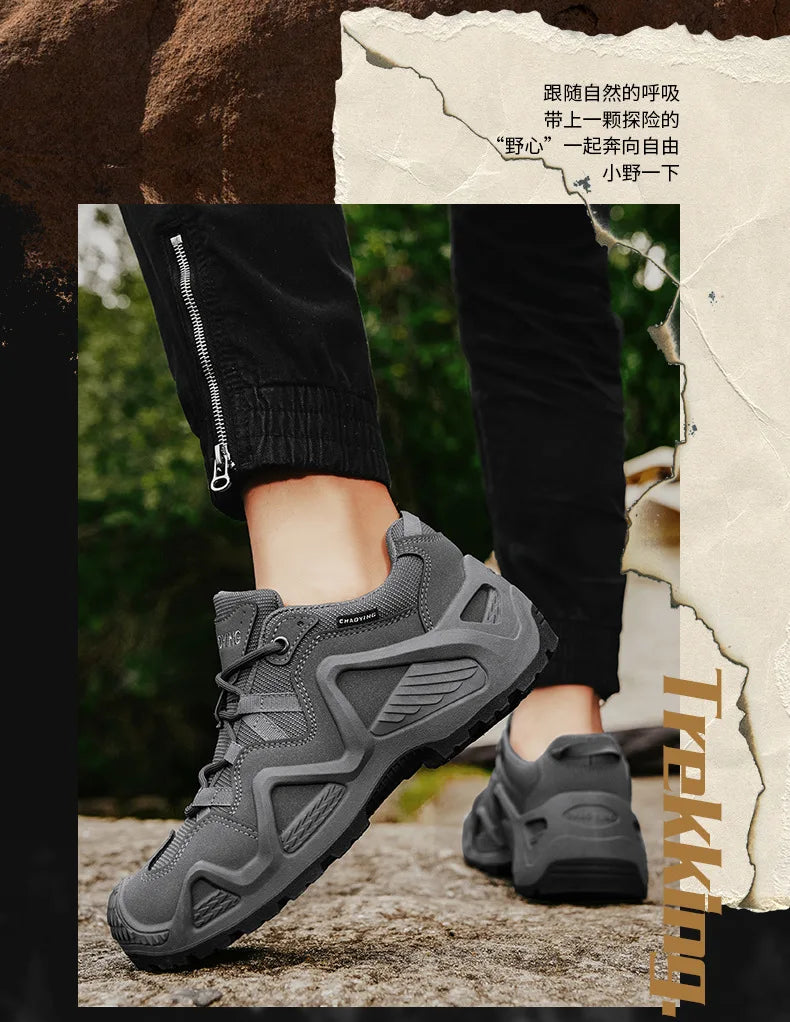 Men's Outdoor Fashion Sneakers New Designers Hiking Shoes Men's Camouflage Breathable Walking Shoes Climbing Shoes for Couples