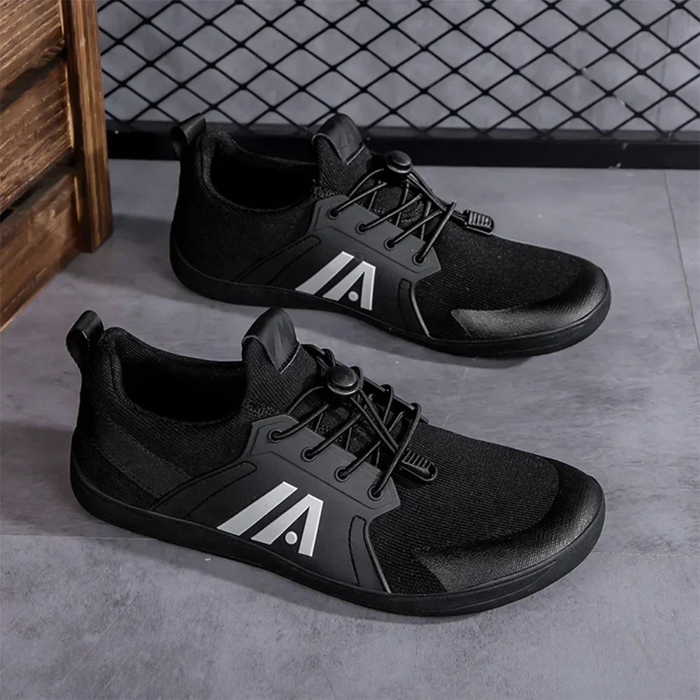2025 Men's Barefoot Shoes with Wide Toe Box Minimalist Shoes Slip-On Running Sneakers Trail-Running Shoes for Hiking Outdoor