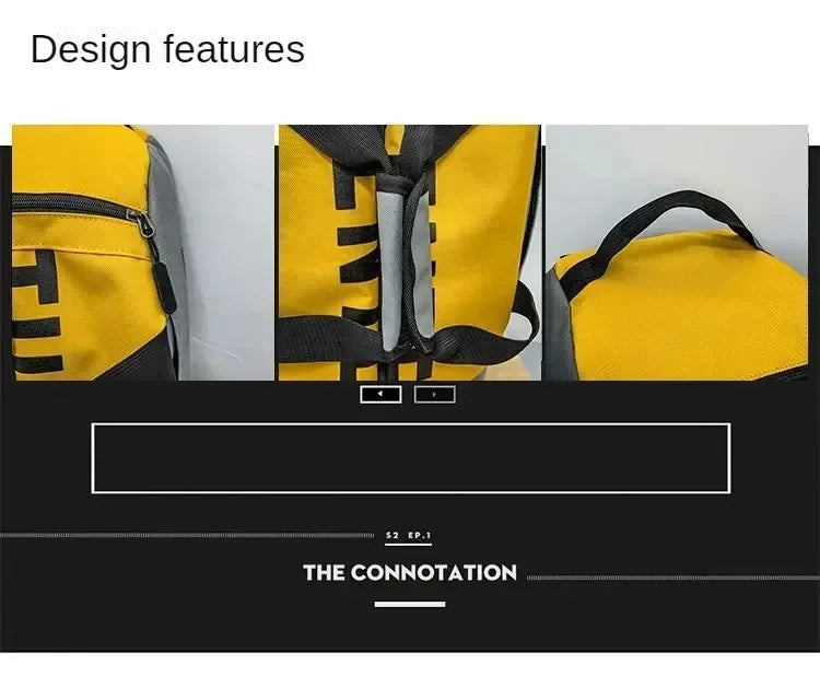 Large Capacity Sport Gym Bag Women Fitness Backpack Waterproof Multi-Functional Shoes Warehouse Travel Pack Sports Shoulder Bags