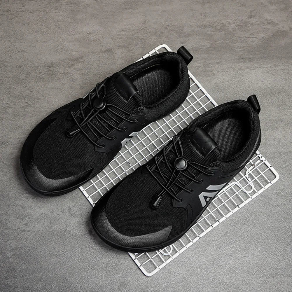 2025 Men's Barefoot Shoes with Wide Toe Box Minimalist Shoes Slip-On Running Sneakers Trail-Running Shoes for Hiking Outdoor