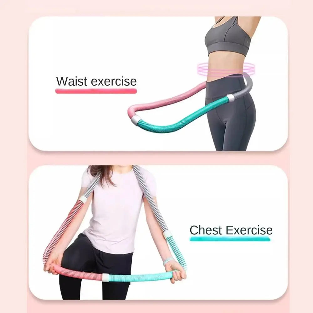 without Harming Waist Sports Hoop Waist Trainer Adjustable Burn Fat Weight Loss Circle Slimming Belly Soft