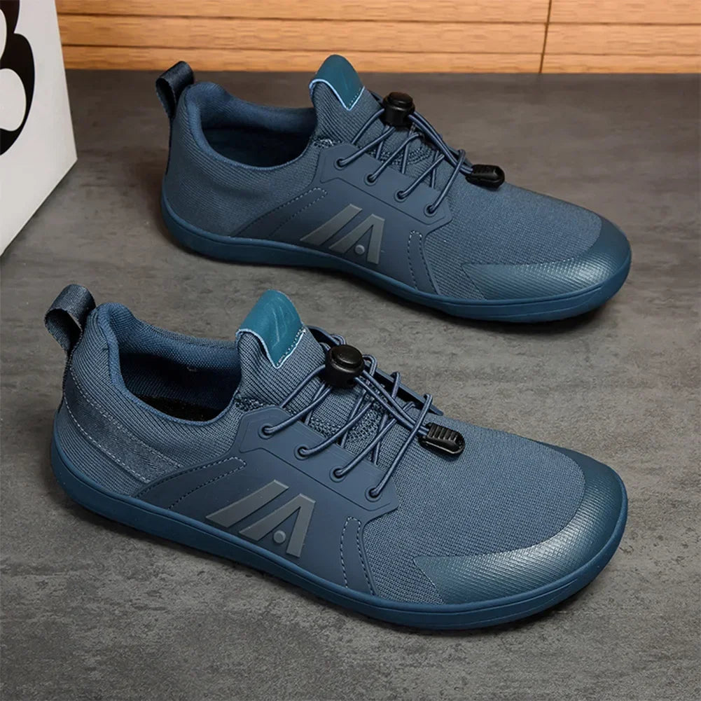 2025 Men's Barefoot Shoes with Wide Toe Box Minimalist Shoes Slip-On Running Sneakers Trail-Running Shoes for Hiking Outdoor