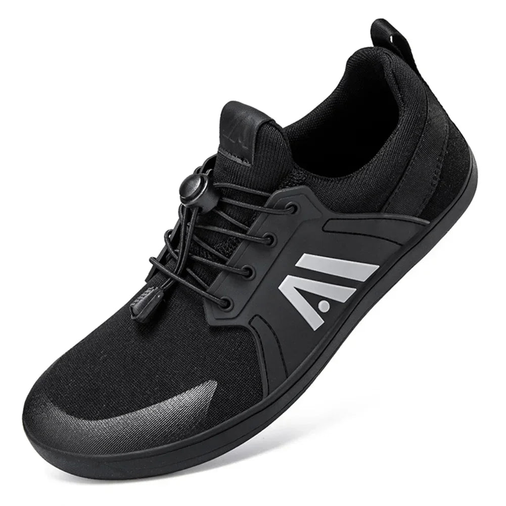 2025 Men's Barefoot Shoes with Wide Toe Box Minimalist Shoes Slip-On Running Sneakers Trail-Running Shoes for Hiking Outdoor