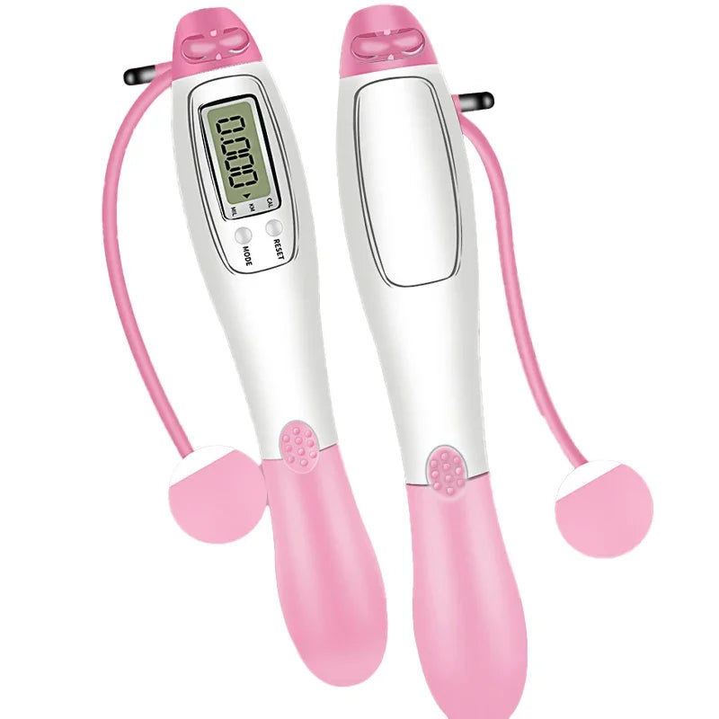 Cordless Electronic Skipping Rope Gym Fitness Cordless Skipping Smart Jump Rope with Lcd  Counting Speed Skipping Counter