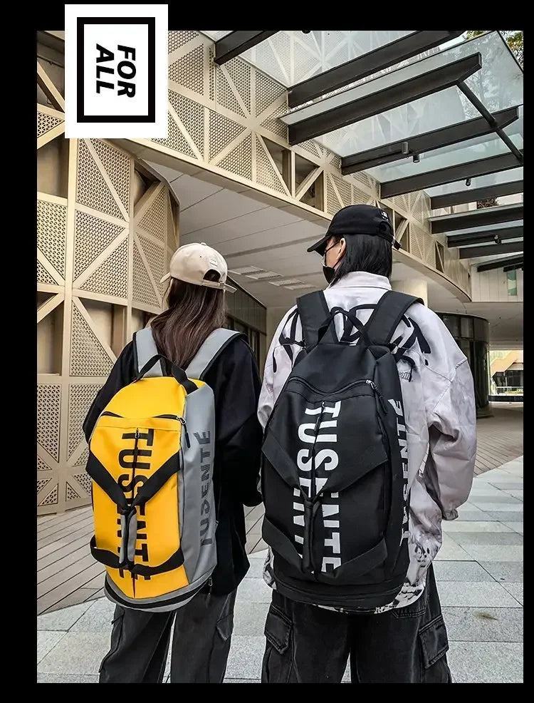 Large Capacity Sport Gym Bag Women Fitness Backpack Waterproof Multi-Functional Shoes Warehouse Travel Pack Sports Shoulder Bags