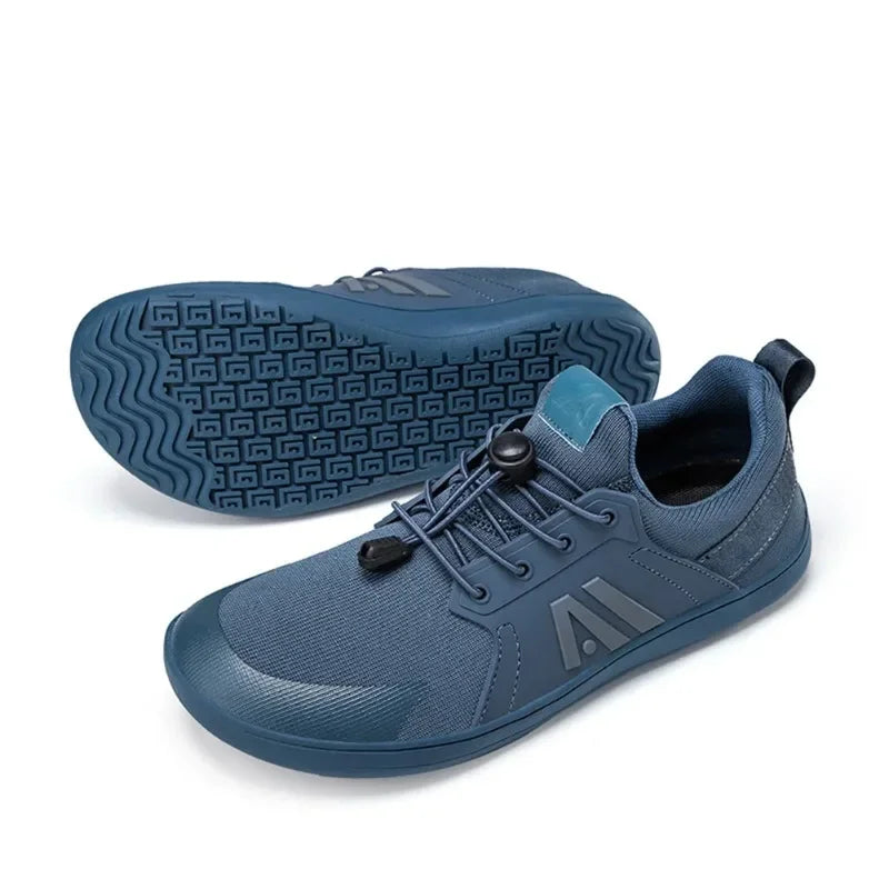 2025 Men's Barefoot Shoes with Wide Toe Box Minimalist Shoes Slip-On Running Sneakers Trail-Running Shoes for Hiking Outdoor