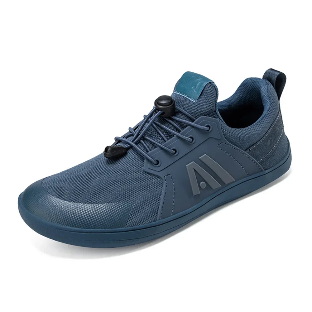 2025 Men's Barefoot Shoes with Wide Toe Box Minimalist Shoes Slip-On Running Sneakers Trail-Running Shoes for Hiking Outdoor