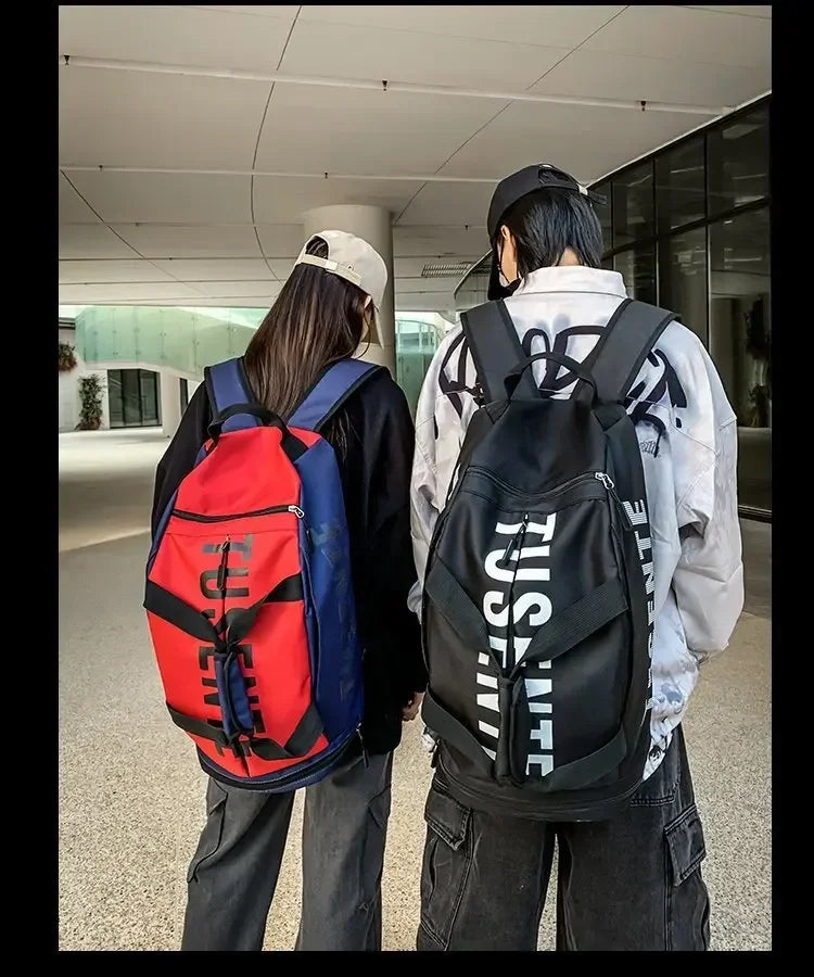 Large Capacity Sport Gym Bag Women Fitness Backpack Waterproof Multi-Functional Shoes Warehouse Travel Pack Sports Shoulder Bags
