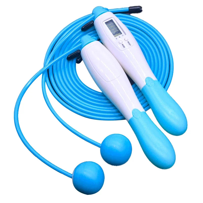 Cordless Electronic Skipping Rope Gym Fitness Cordless Skipping Smart Jump Rope with Lcd  Counting Speed Skipping Counter